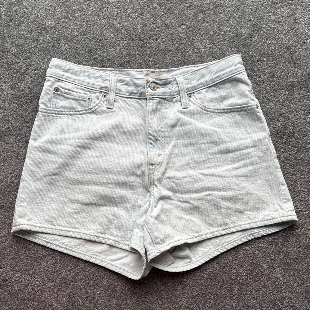 Women's Light Blue Denim Shorts